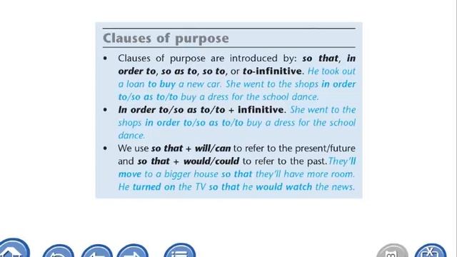 Excel 9th grade. Module 5. Clauses of purpose смотреть онлайн