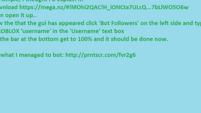 How to bot Followers on ROBLOX смотреть онлайн