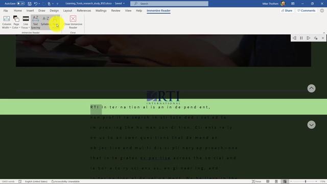 How to open a PDF in Microsoft Word and then use Immersive Reader or Translate смотреть онлайн