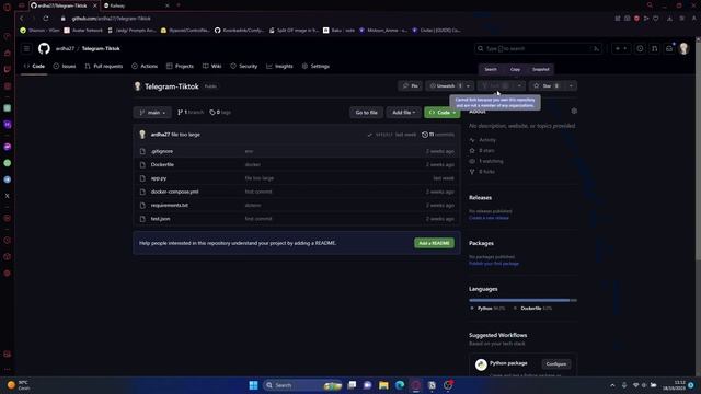 Tutorial - How To Create Your Own Telegram Bot for Downloading Tiktok Videos смотреть онлайн