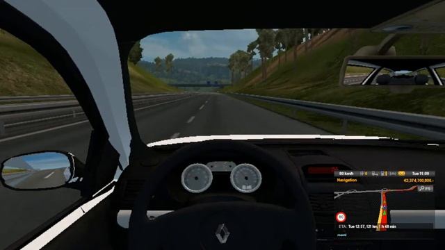 Euro Truck Simulator 2-Renault Symbol 2009 смотреть онлайн