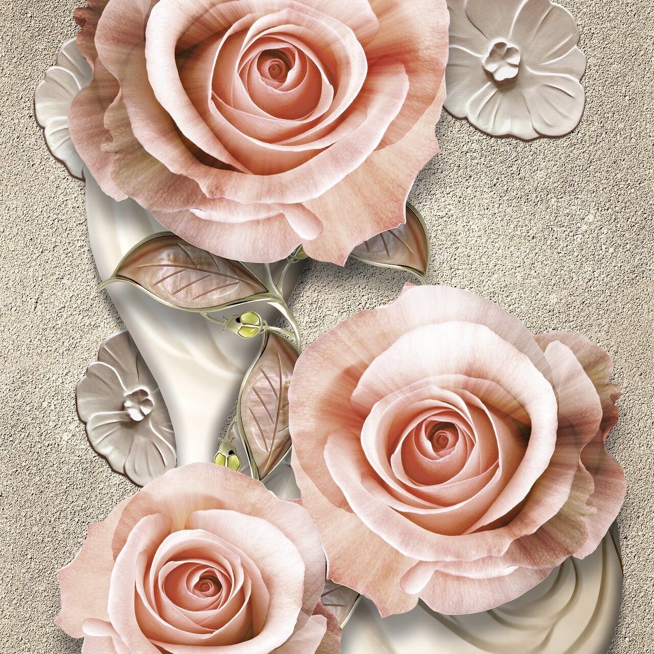 Панели ПВХ “Jadore” в интерьере.