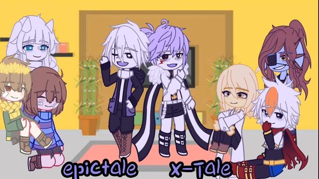 Undertale react to sans aus❤️//Gacha club// смотреть онлайн