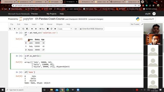 Getting Started with Numpy, Pandas and Scikit-Learn on Jupyter NBs смотреть онлайн