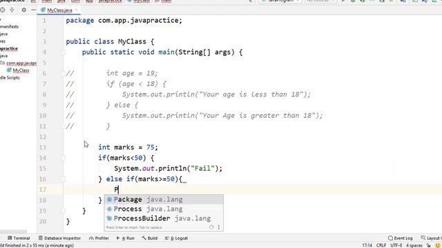 Java if-else and Switch Statement in Android | Android Learning Course | Lecture 18 смотреть онлайн