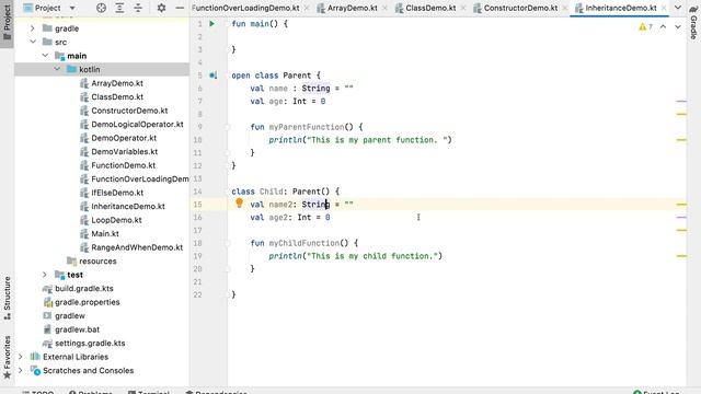 14#Kotlin Inheritance in Kotlin Tutorial смотреть онлайн