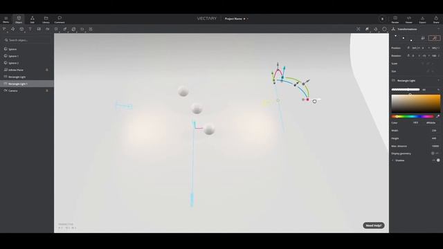 How to create Light Box and Depth of Field | Vectary 3.0 tutorial смотреть онлайн