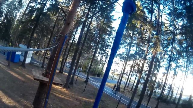 Верёвочный парк. Взрослая трасса. Верхняя Синячиха. ФОК Орион. смотреть онлайн