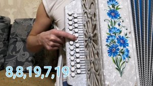 Деревня моя-разбор на гармони