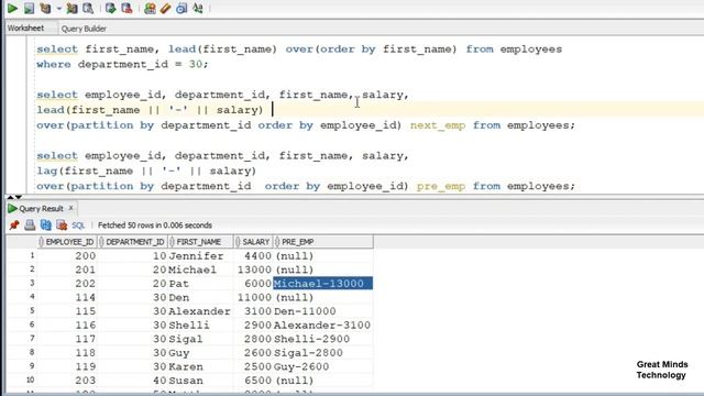 Oracle Analytical Function - Lead, Lag & Listagg | Tamil | iCoding смотреть онлайн