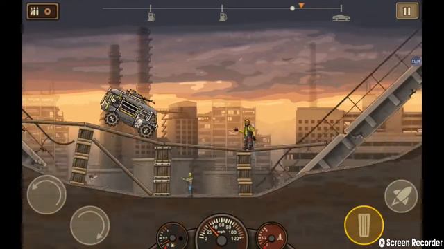 Доехали к 4 машине. Прохождение Earn to Die. #5 смотреть онлайн