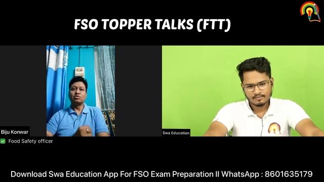 FSO Topper Talks With Biju Konwar | FSO Success Story| FSO Exam Preparation