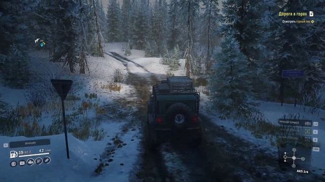 SnowRunner.Аляска.Залив Педро.Дорога в горах смотреть онлайн