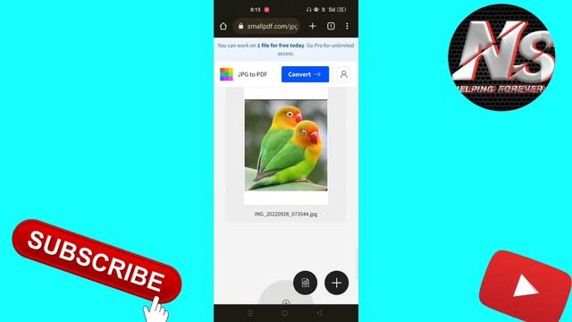 How to Convert JPG To PDF? JPG को PDF file में कैसे कन्वर्ट करे। In Hindi 2022 #NshelpingForever смотреть онлайн