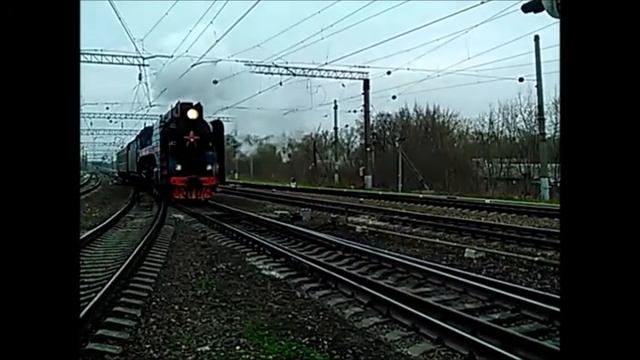 Прибытие паровоза 22.04-17 в Рязань