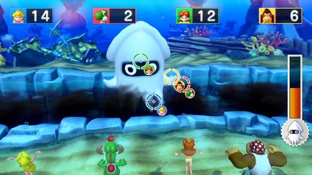 【マリオパーティ10】ミニゲームピーチVsヨッシーVsデイジーVsドンキーコング(最強CPU｢たつじん」) смотреть онлайн