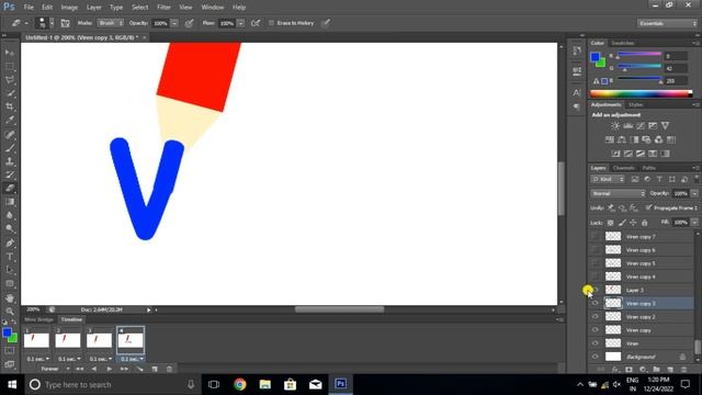 Text Handwritten Signature Animation Photoshop Tutorial | Photoshop Tutorial in hindi | смотреть онлайн