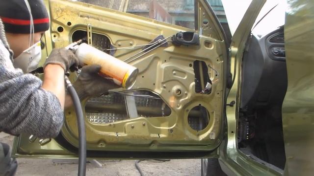 Антикоррозийная обработка порогов и колёсных арок.Ланос Сенс. смотреть онлайн