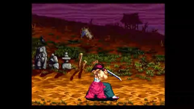 [PSX | Arcade Mode] Shin Samurai Spirits - Genjuro Kibagami смотреть онлайн