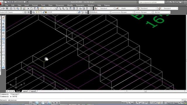 Autocad 3d Stairs | Making 3d walls Urdu/Hind Video смотреть онлайн