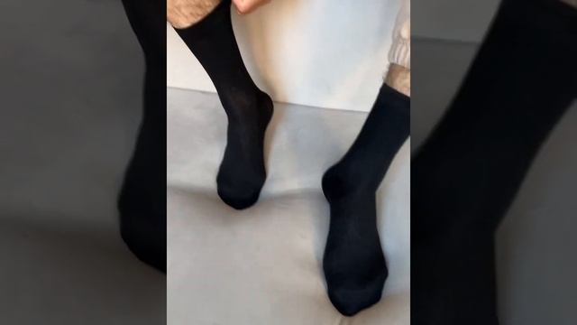 Длинные носки черные мужские