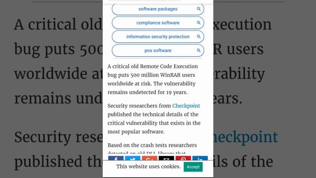 19-Year-Old Vulnerability in WinRAR Allows Attackers to Get Complete Control over victim’s Computer смотреть онлайн
