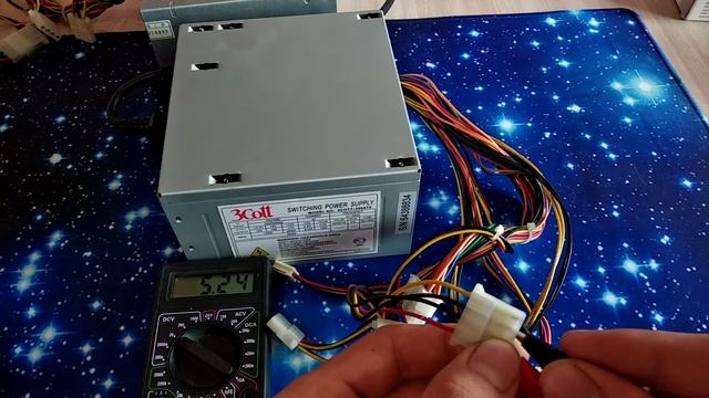 проверка и запуск блока питания без компьютера смотреть онлайн