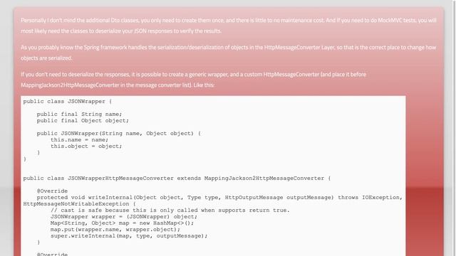 Spring Boot: Wrapping JSON response in dynamic parent objects смотреть онлайн
