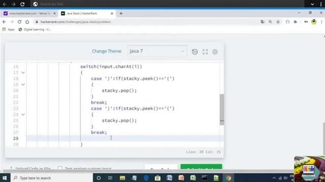 34:Java Stack || Hackerrank java solutions смотреть онлайн