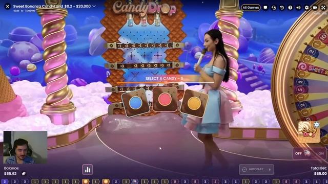 BIGGEST WIN EVER ON SWEET BONANZA CANDYLAND * ALMOST MAX MULTIPLIER * ON THE NEW PRAGMATIC LIVE GAM смотреть онлайн