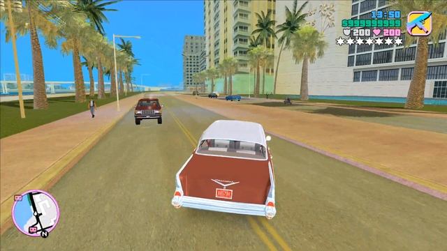 GTA Vice City [PC] - 1957 Chevrolet Bel Air Sedan Mod смотреть онлайн