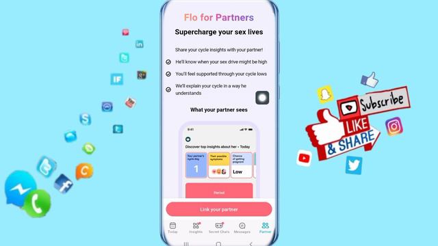 How To Link Your Partner On Flo App смотреть онлайн