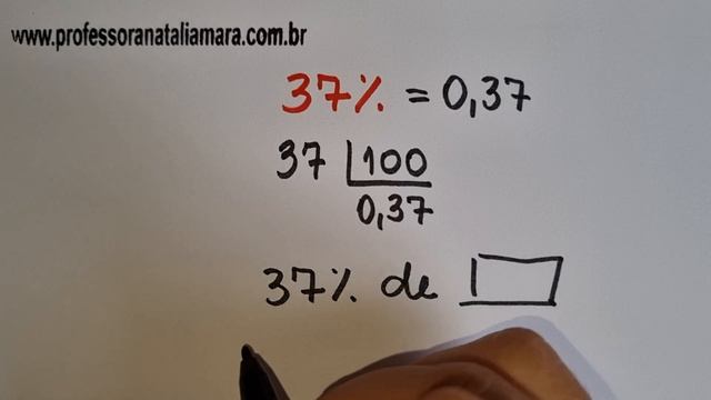 COMO ENSINAR PORCENTAGEM?  | 37% | 37 POR CENTO | Quanto é 37%? | Como fazer 37% de um número?