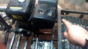 Самодельный снегоход с редуктором от муравья. Закончил подвеску.