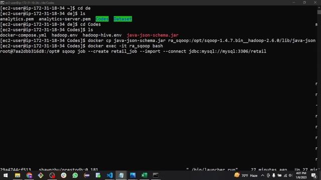 Data Engineering project in AWS with Docker, MySQL, Sqoop and Hive | Bangla | ডাটা ইঞ্জিনিয়ারিং смотреть онлайн