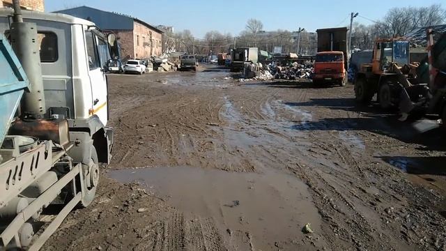 Веду репортаж с базы.О поломке.МАЗ 5551. смотреть онлайн