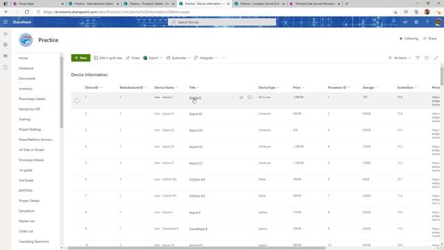 Multiple Data Sources in one Gallery Power Apps смотреть онлайн