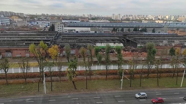 Снос Минского МотоВело завода. День 1 смотреть онлайн