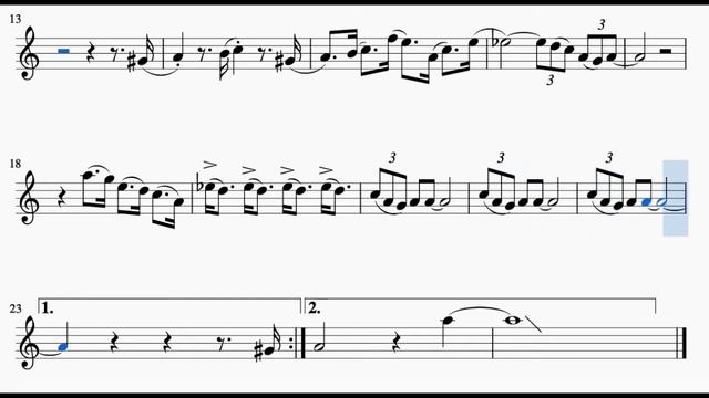 The Pink Panther Theme for Bb Instrument with Backing Track | Trumpet, Clarinet, Saxophone смотреть онлайн