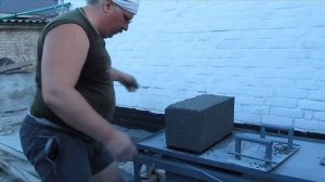 Домашнее изготовление бетонных блоков