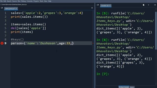 152. Dictionary Items and Keys Method in Python with Example Code || Python Dictionary Methods-3 смотреть онлайн
