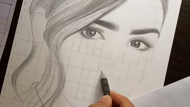 Lily Collins (Emily in Paris) Pencil Drawing Timelaspe смотреть онлайн