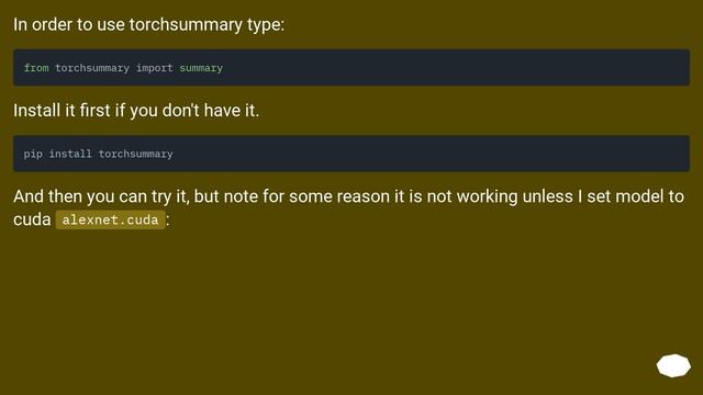 How do I print the model summary in PyTorch? смотреть онлайн
