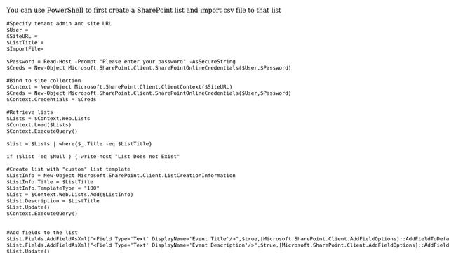 Sharepoint: Using Powershell, How To Add Excel Data In SharePoint Online List If Not Exist In List?