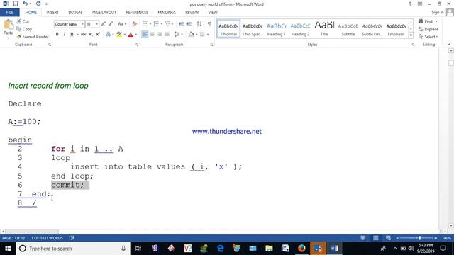 insert data into table from loop смотреть онлайн
