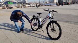 WHITE SIBERIA CAMRY LIGHT - электровелосипед с низкой рамы для поездок по городу