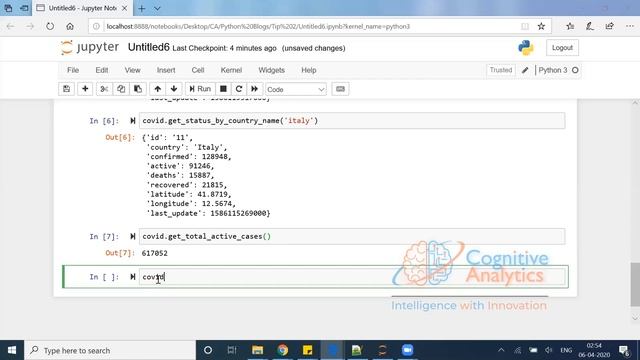 Covid Data Package in Python смотреть онлайн