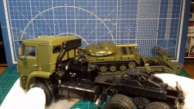 КАМАZ-65225 п/п ЧМЗАП-5247Г  | Масштабная мод. автомобиля 1:43