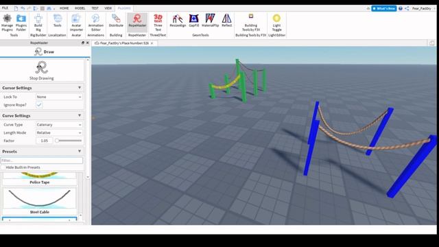 RopeMaster Plugin Tutorial in ROBLOX Studio смотреть онлайн