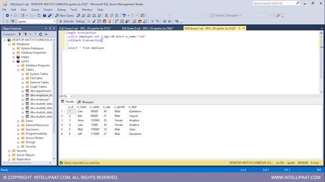 Transaction in SQL | How SQL Transaction Works | SQL Transaction Tutorial | Intellipaat смотреть онлайн